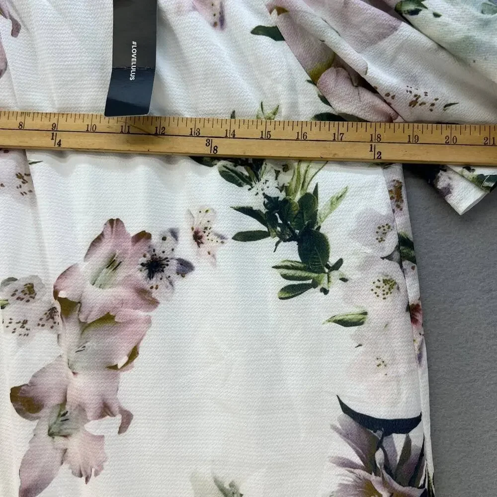 Lulus Dress Women's Large NWT Dream of You Ivory Off-The-Shoulder Mini Shift - Picture 2 of 11